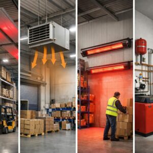 Типы отопления склада