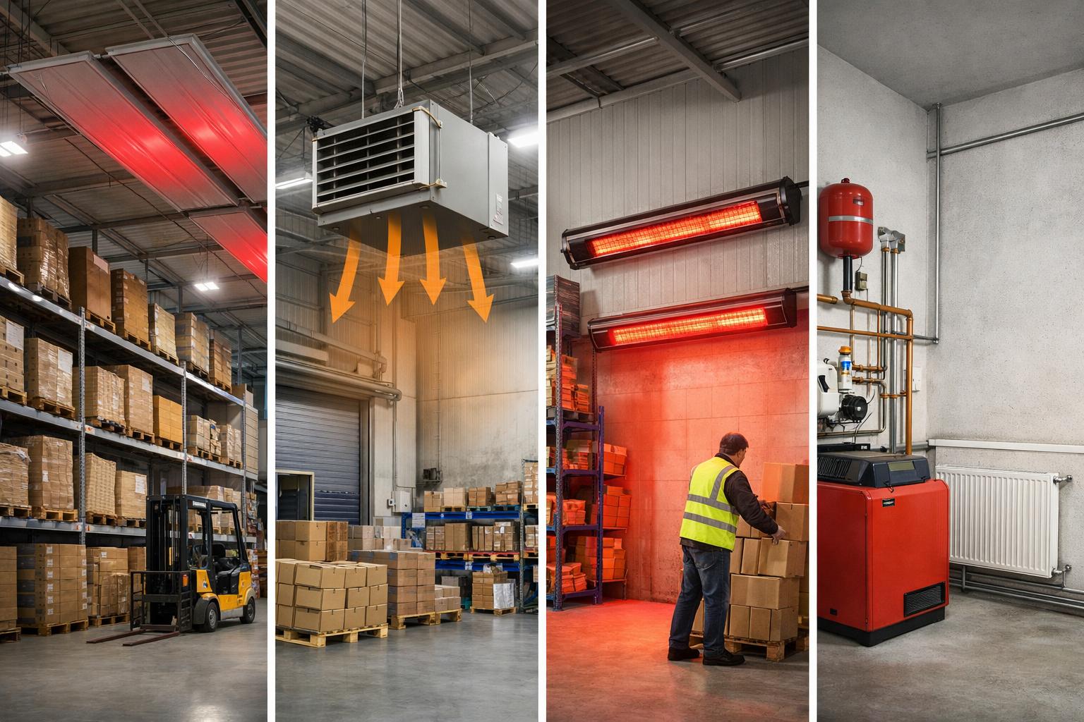 Обзор систем отопления складов: основные типы и краткие характеристики Обзор систем отопления складов: основные типы и краткие характеристики