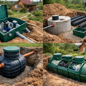 Устройство канализации на даче