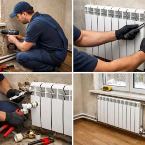 Установка радиаторов в частном доме