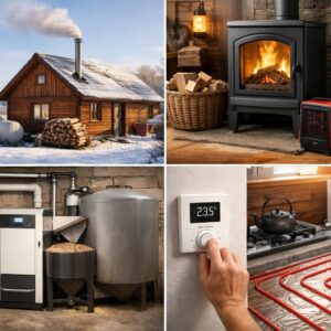 Отопление дачного дома