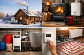 Отопление дачного дома