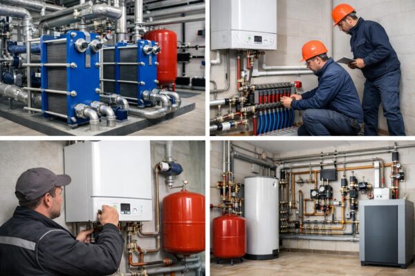 Теплообменники для котельной и монтаж отопления частного дома