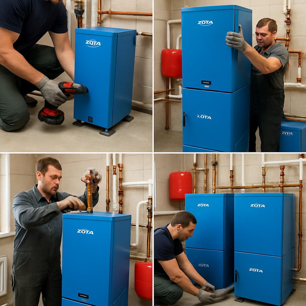 Монтаж котельной в частном доме ZOTA