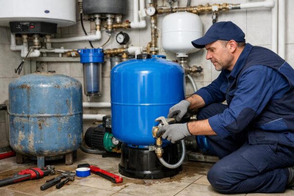 Замена гидроаккумулятора в частном доме