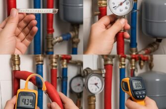 Измерение температуры теплового пункта