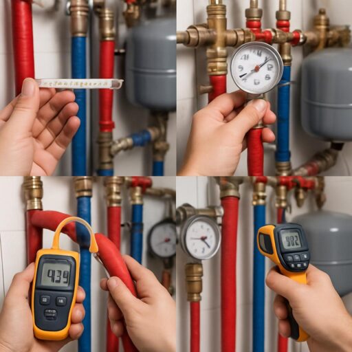 Измерение температуры теплового пункта