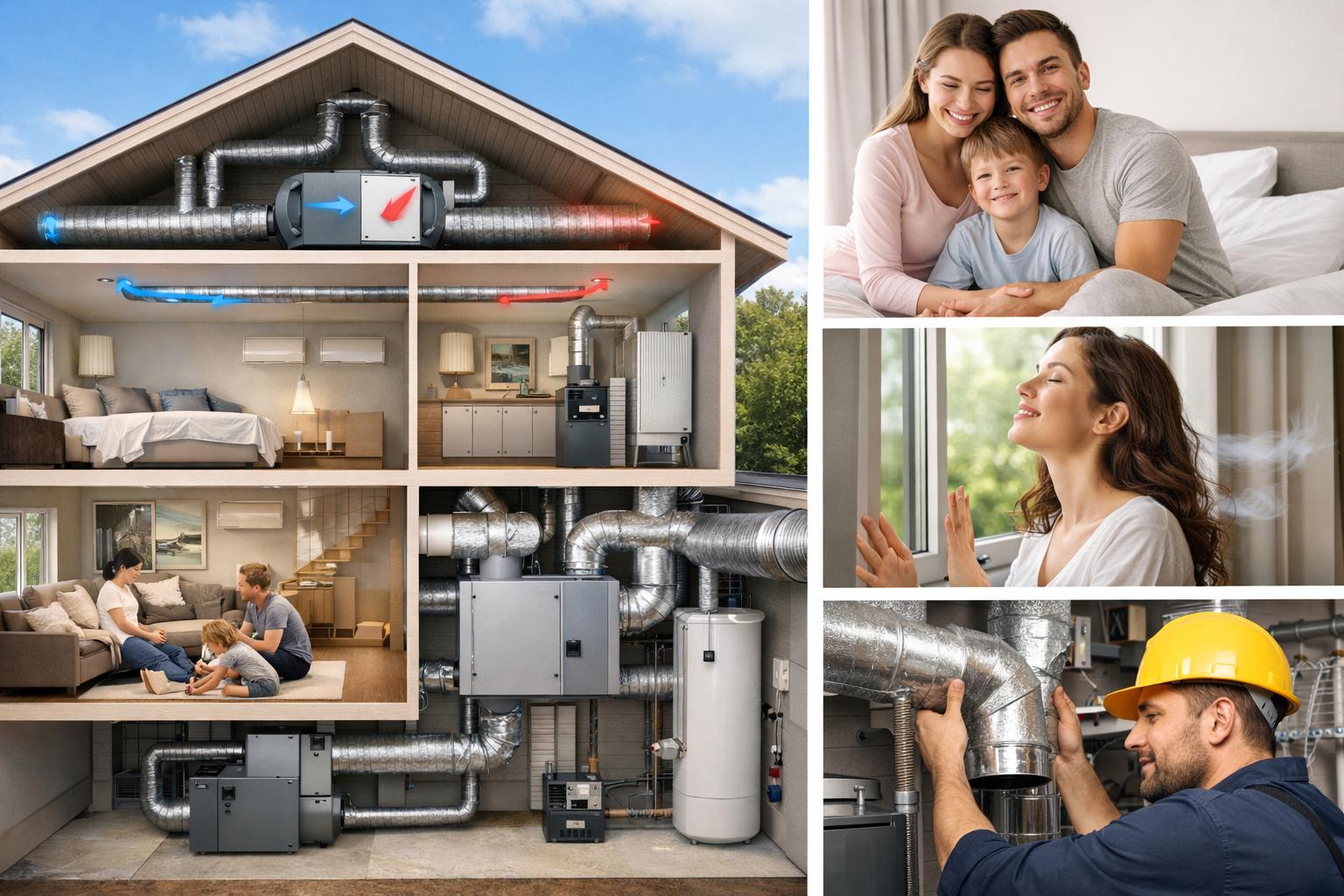 Налаженная система частного дома воздухообмена в доме обеспечит: комфорт и здоровье — услуги ООО Холдинг СпецСтройАльянс