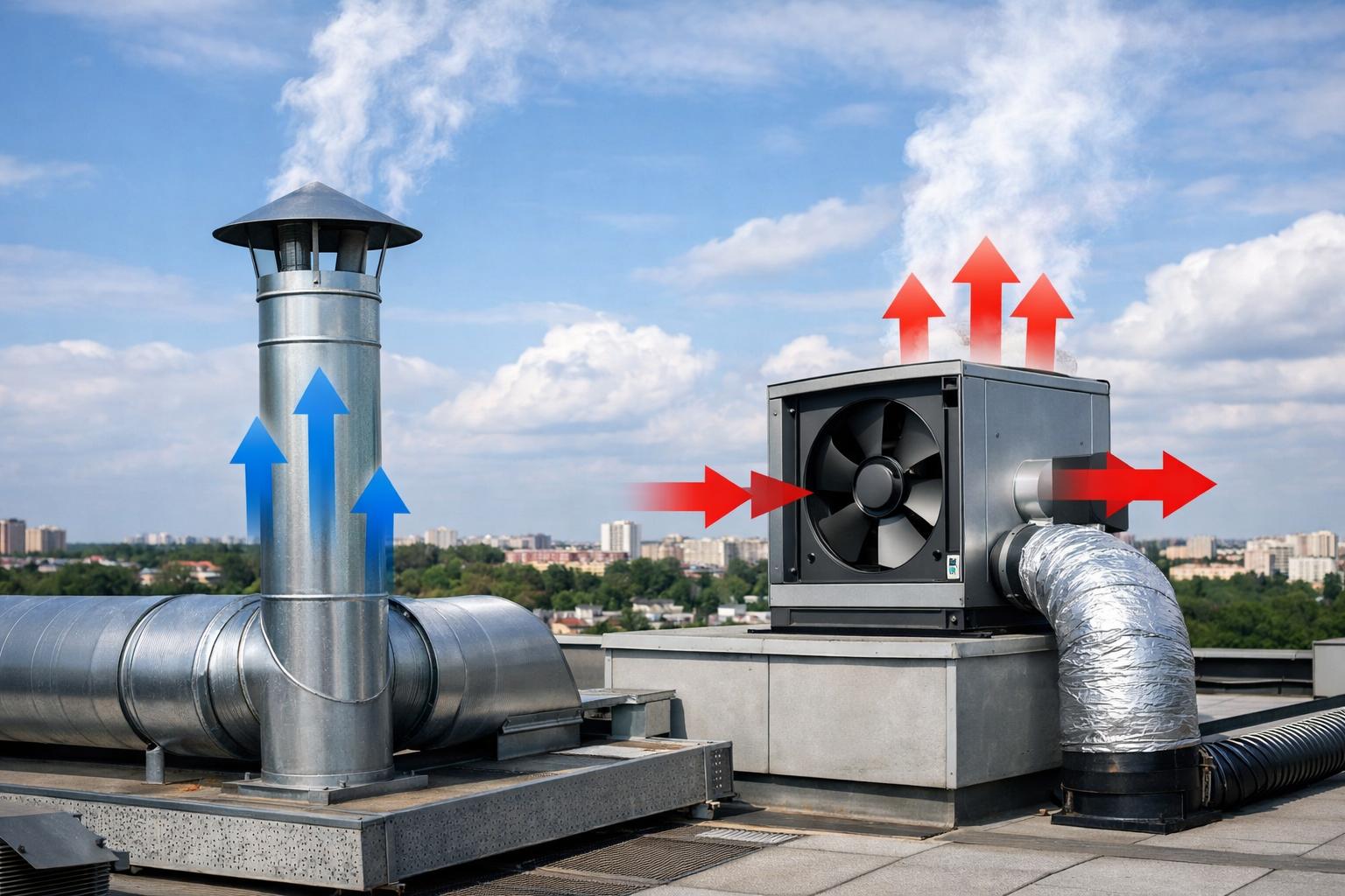 КОМБИНИРОВАННАЯ ВЕНТИЛЯЦИЯ от ООО Холдинг СпецСтройАльянс — оптимальный баланс естественной тяги и механики