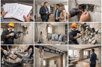 Как правильно снести стену в квартире