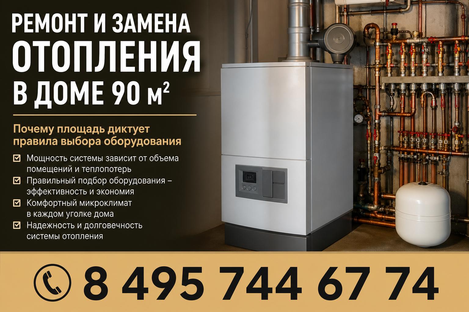 Почему площадь диктует правила выбора оборудования Почему площадь диктует правила выбора оборудования