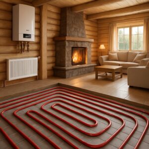 Водяное отопление загородного дома