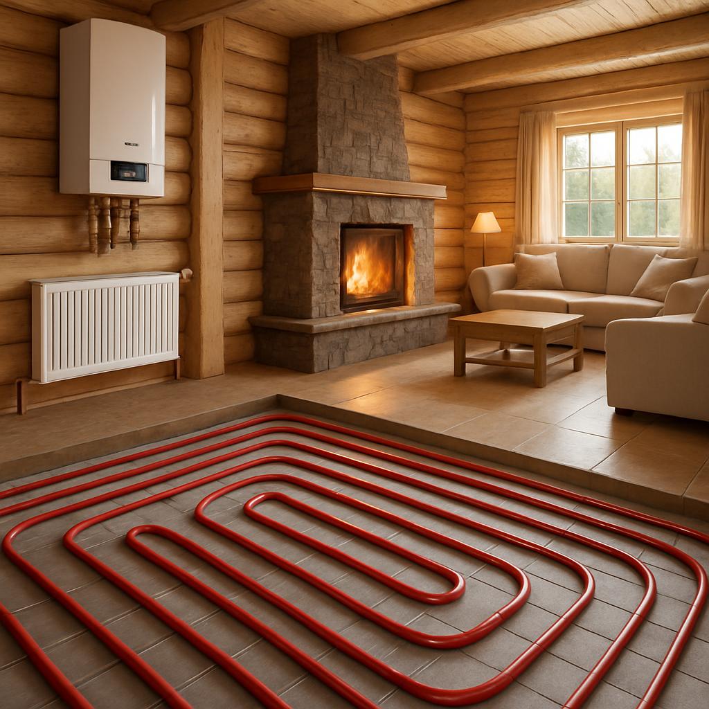 Водяное отопление загородного дома