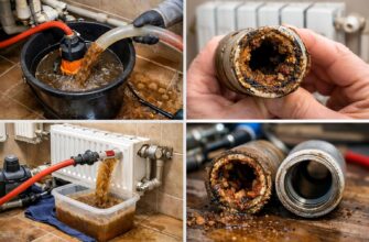 Промывка радиатора системы отопления частного дома