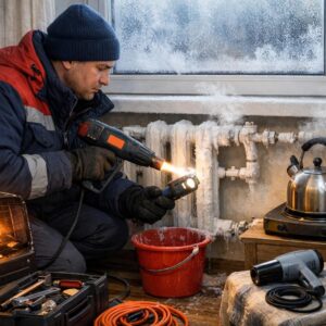 Замерзло отопление