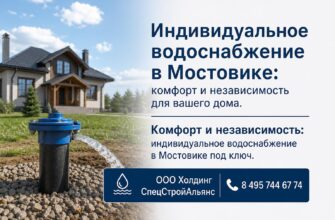 Индивидуальное водоснабжение в Мостовике