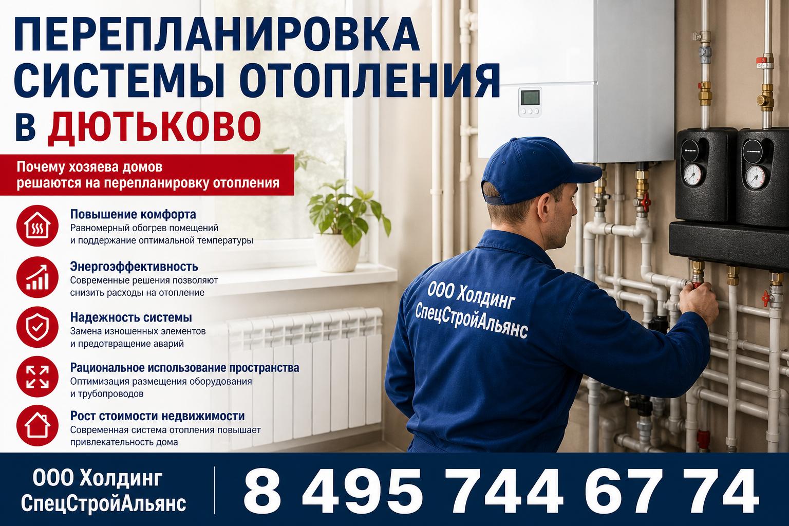 Почему хозяева домов решаются на перепланировку отопления