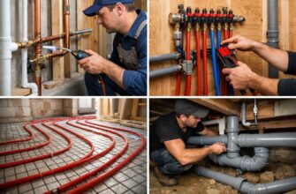 Монтаж трубных коммуникаций в частном доме