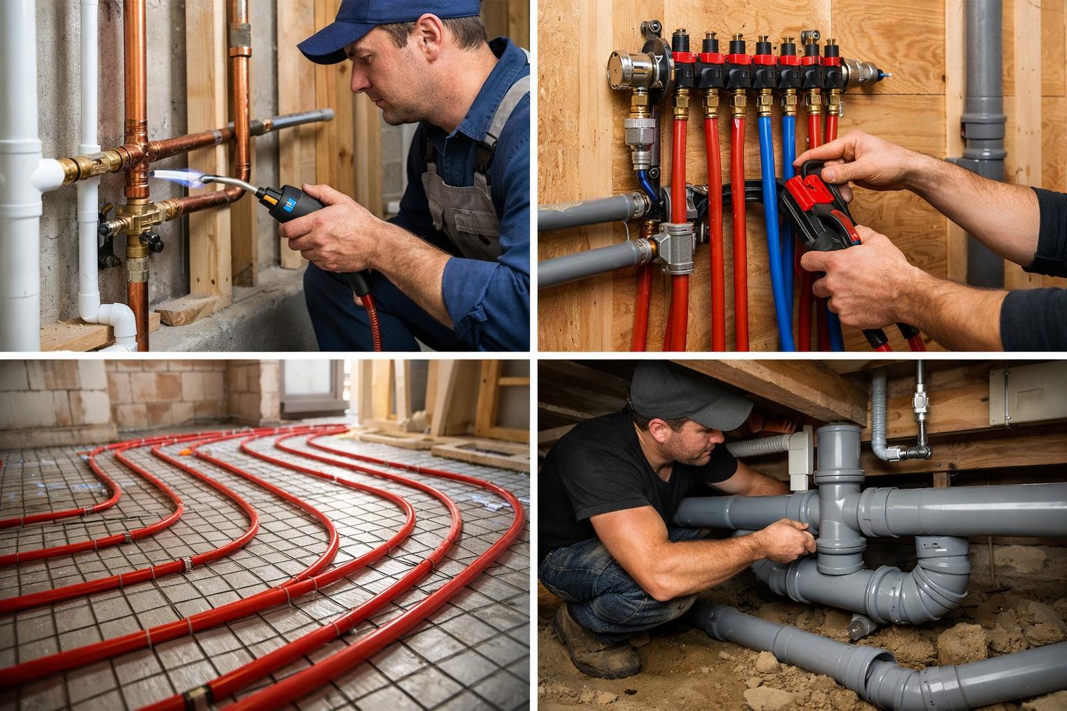 Современный обзор: Виды монтажа трубных коммуникаций частного дома Современный обзор: Виды монтажа трубных коммуникаций частного дома