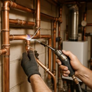 Ремонт медных труб