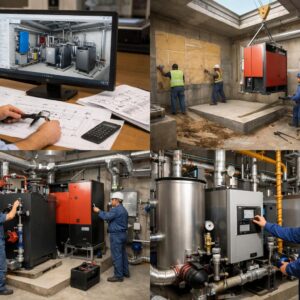 Монтаж индивидуальной котельной