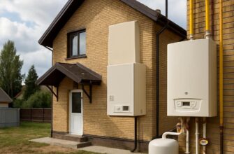 Газовое отопление частного дома в Пушкино