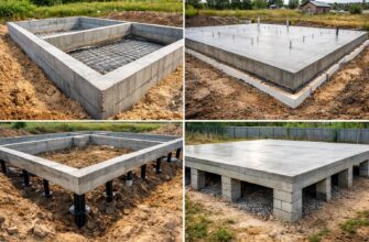 Фундамент для дома из газосиликата