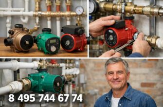 Водяной насос для системы отопления частного дома