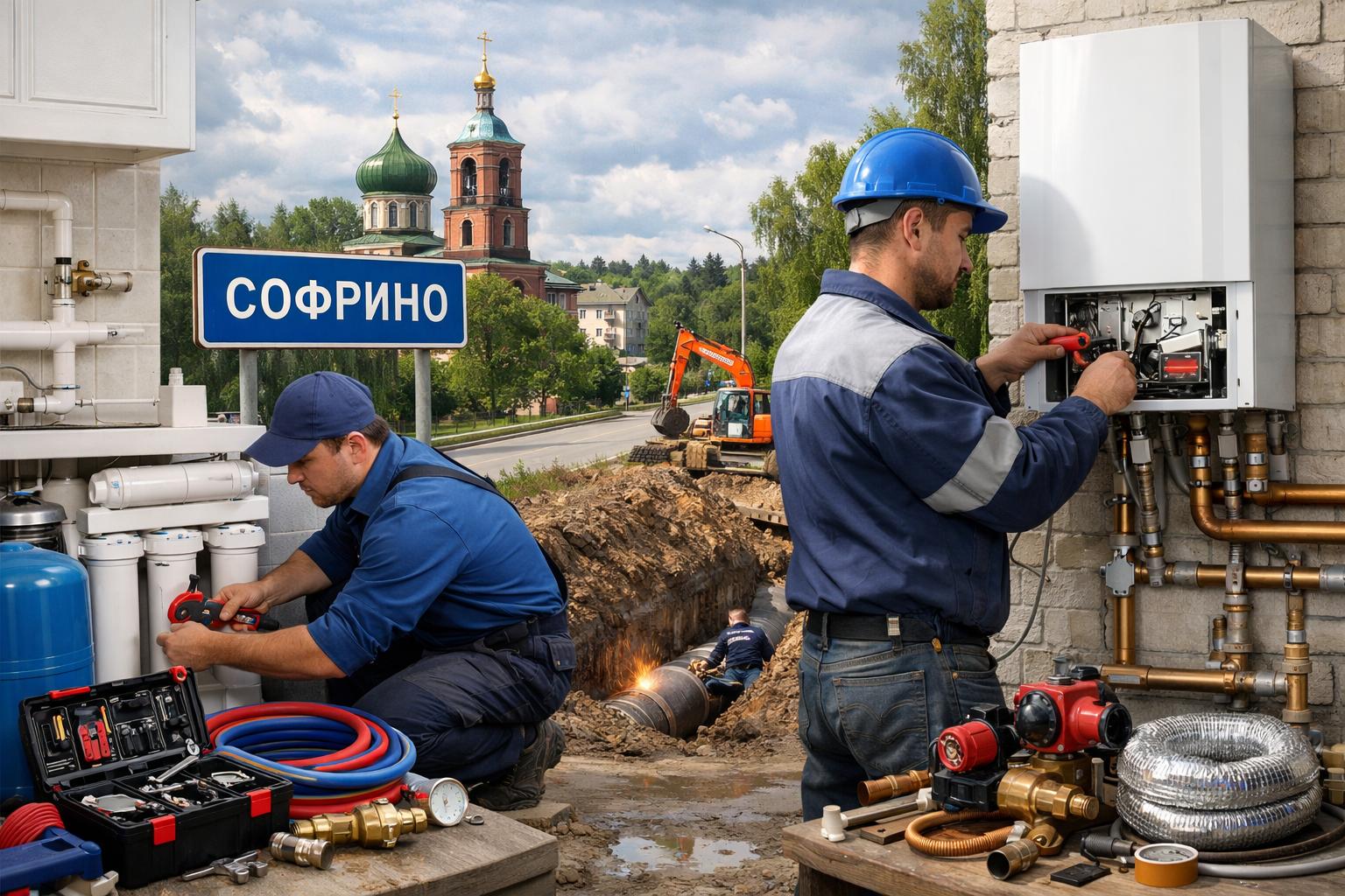 Услуги отопления водоснабжения в ПГТ Софрино от ООО Холдинг СпецСтройАльянс — надежно и быстро
