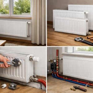 Отопление дома стальными панельными радиаторами