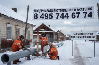 Модернизация отопления в Акатьево