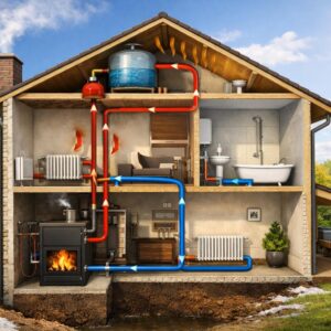 Естественная (атмосферная) циркуляция теплоносителя