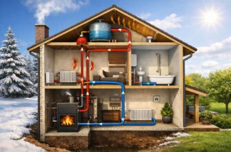 Естественная (атмосферная) циркуляция теплоносителя