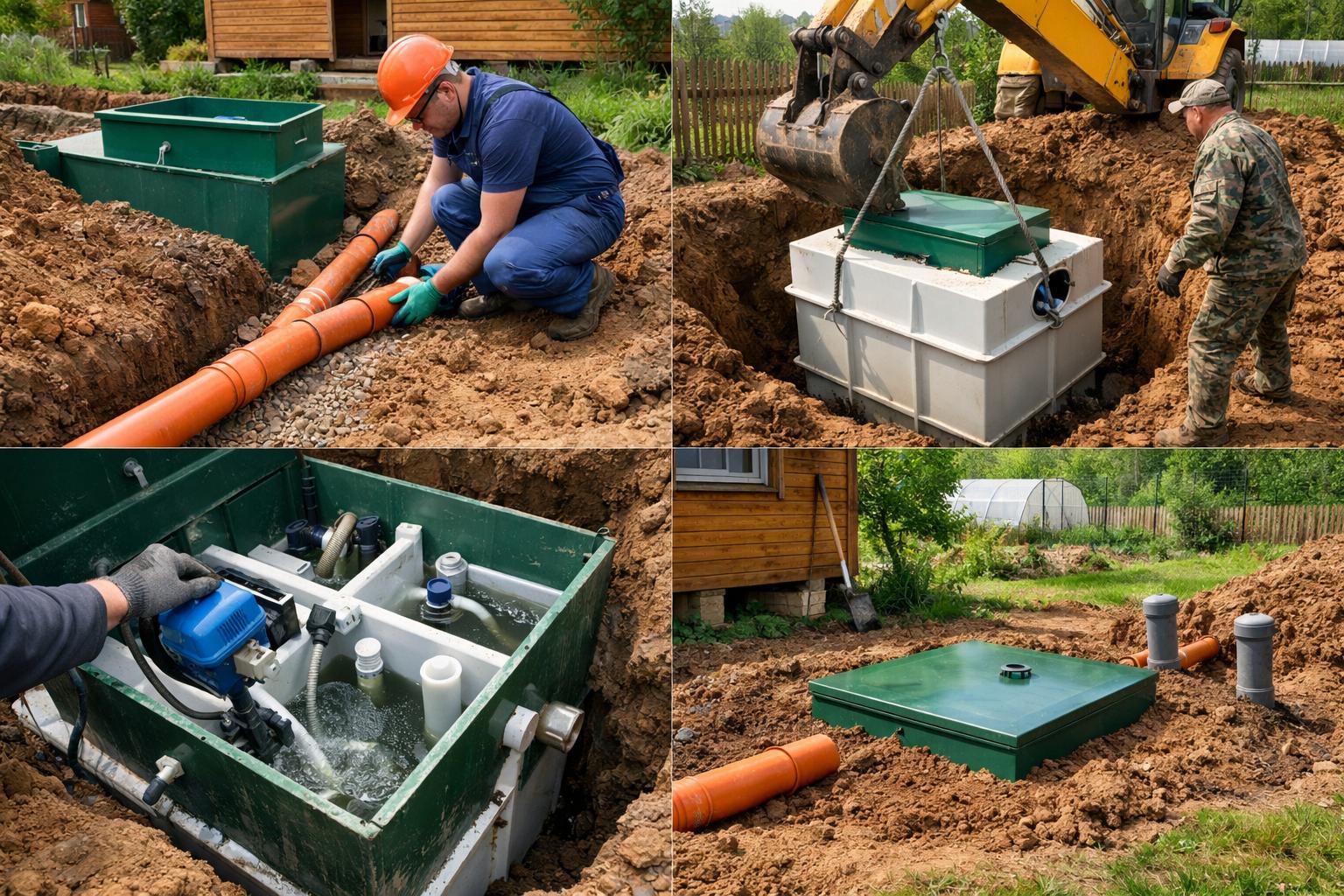 Профессиональный монтаж канализации для дачи под ключ от ООО Холдинг СпецСтройАльянс