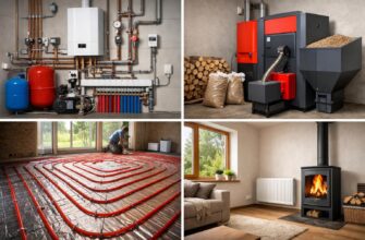 Индивидуальное отопление в коттедже