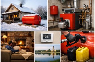 Жидкотопливное отопление частного дома в Бронницах