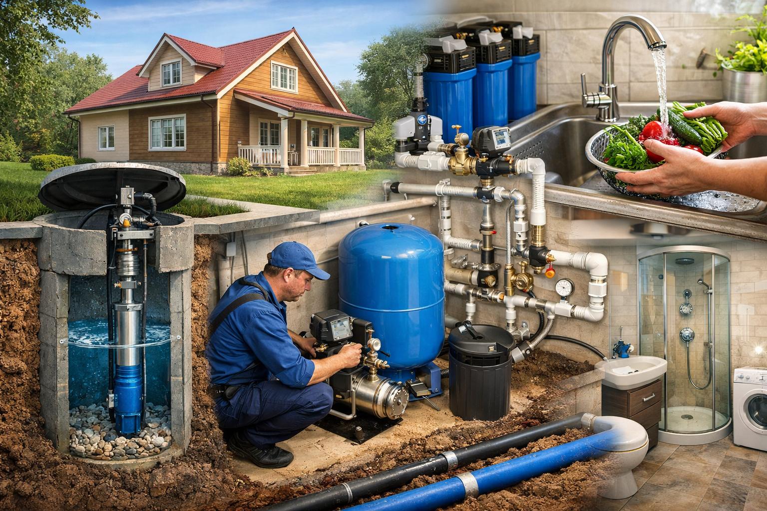 Почему важно профессиональное Водоснабжение частного дома Глухово Почему важно профессиональное Водоснабжение частного дома Глухово