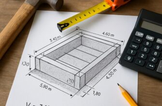Сколько бетона нужно для фундамента