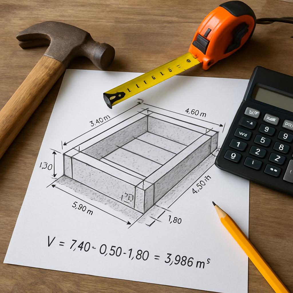 Как рассчитать объем бетона: формула и пошаговая инструкция Как рассчитать объем бетона: формула и пошаговая инструкция