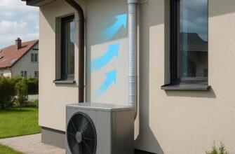 Воздушное отопление частного дома в Каринском