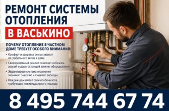 Ремонт системы отопления в Васькино