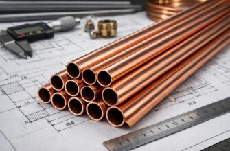 Медная труба неотожженная 10х1, штанга 5 м