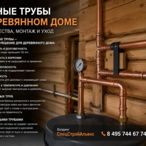 Медные трубы в деревянном доме