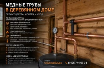 Медные трубы в деревянном доме
