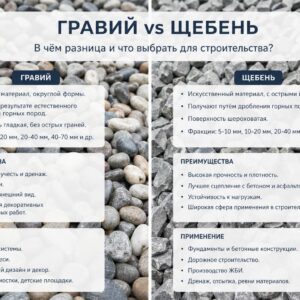 Гравий или щебень
