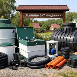 Стоимость оборудования для автономной канализации в СНТ «Родник» (Жилино, Солнечногорский район)