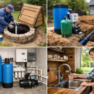 Водоснабжение дачи из колодца под ключ