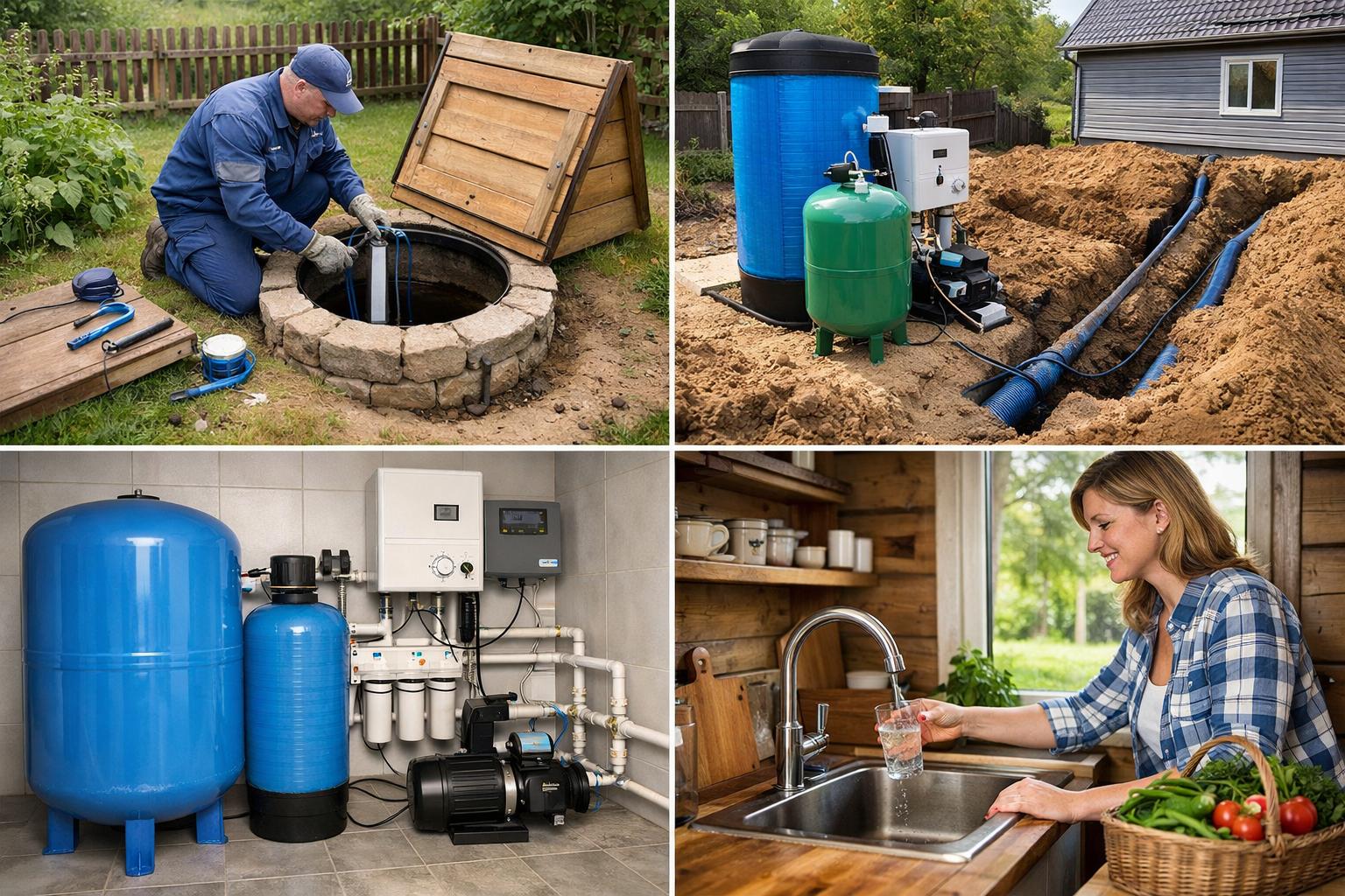 Комплексное водоснабжение дачи от колодца под ключ — решение от ООО Холдинг СпецСтройАльянс