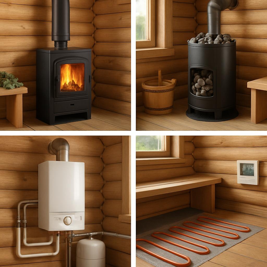 Отопление бани