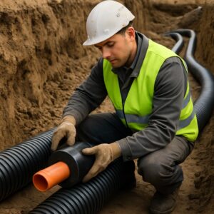 Монтаж теплотрасс ТВЭЛ‑ПЭКС